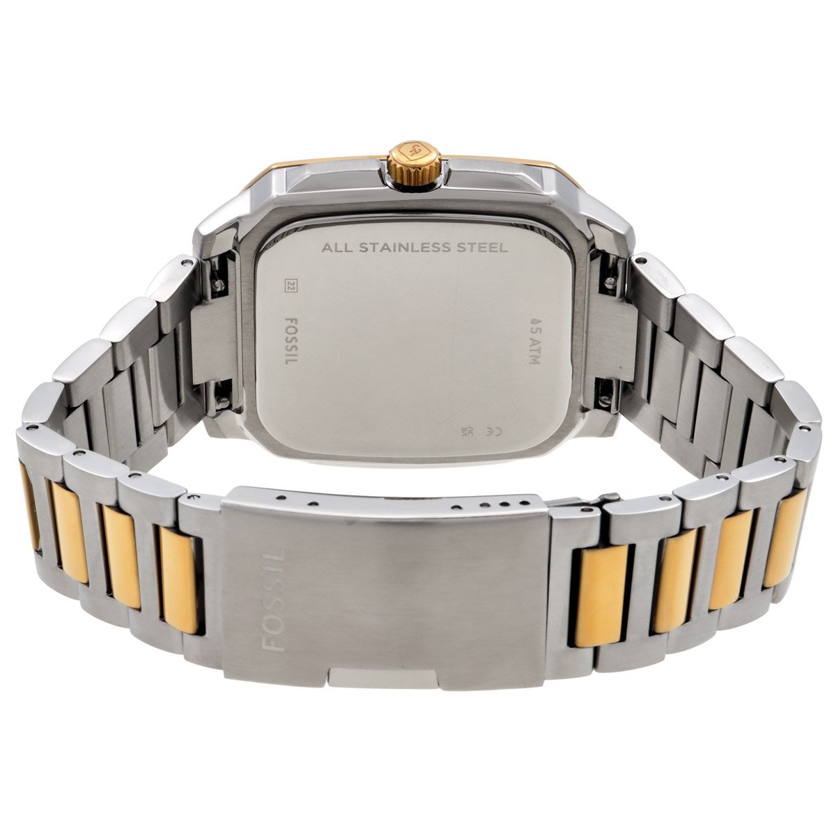 Fossil Crosby Quartz Black Dial Two-Tone Men's Watch FS6123 - Image 3
