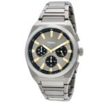 Fossil Everett Chronograph Quartz Grey Dial Men's Watch FS6128