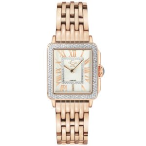 GV2 by Gevril Padova Quartz Diamond White Dial Ladies Watch 12310B