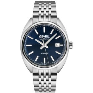 Gevril Five Points Automatic Blue Dial Men's Watch 48701