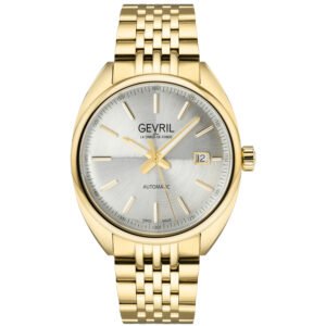 Gevril Five Points Automatic Silver Dial Men's Watch 48704