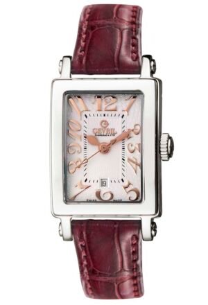 Gevril Avenue of Americas White Dial Ladies Watch 8045R