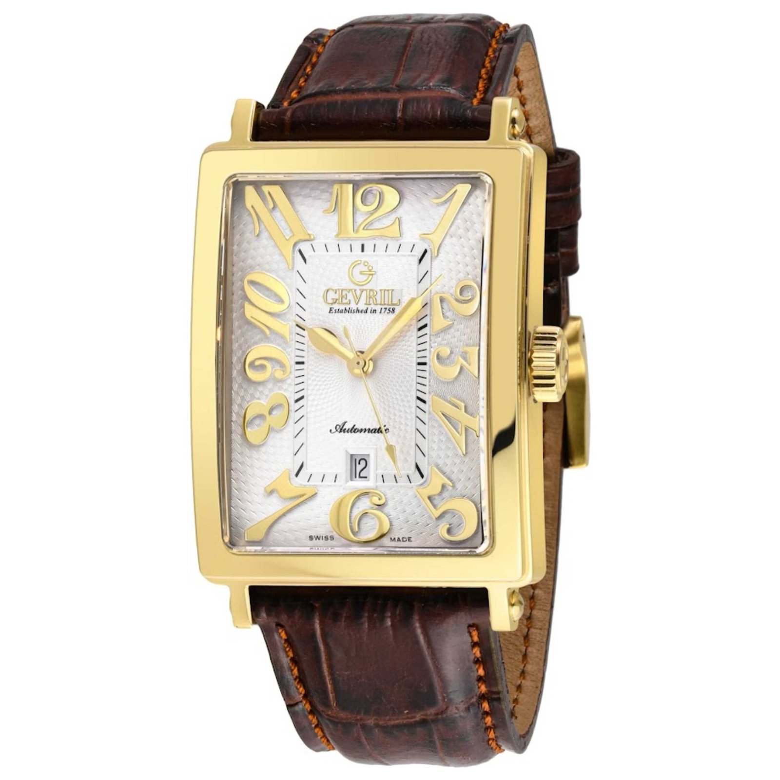 Avenue of Americas 44mm White Dial Men's Automatic Watch 15100-7