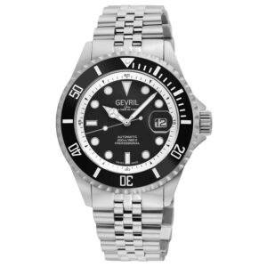 Wall street Automatic Black Dial Men's Watch 41850B - luxury watch