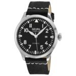 Vaughn 44mm Black Dial Men's Automatic Watch 43502