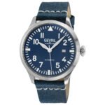 Vaughn 44mm Blue Dial Men's Automatic Watch 43503
