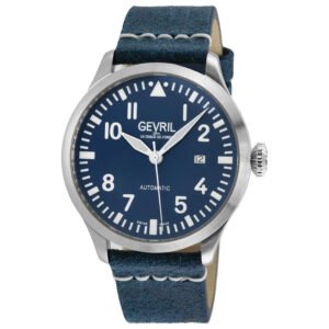 Vaughn 44mm Blue Dial Men's Automatic Watch 43503