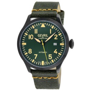 Vaughn 44mm Green Dial Men's Automatic Watch 43506