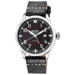 Vaughn 44mm Black Dial Men's Automatic Watch 44503