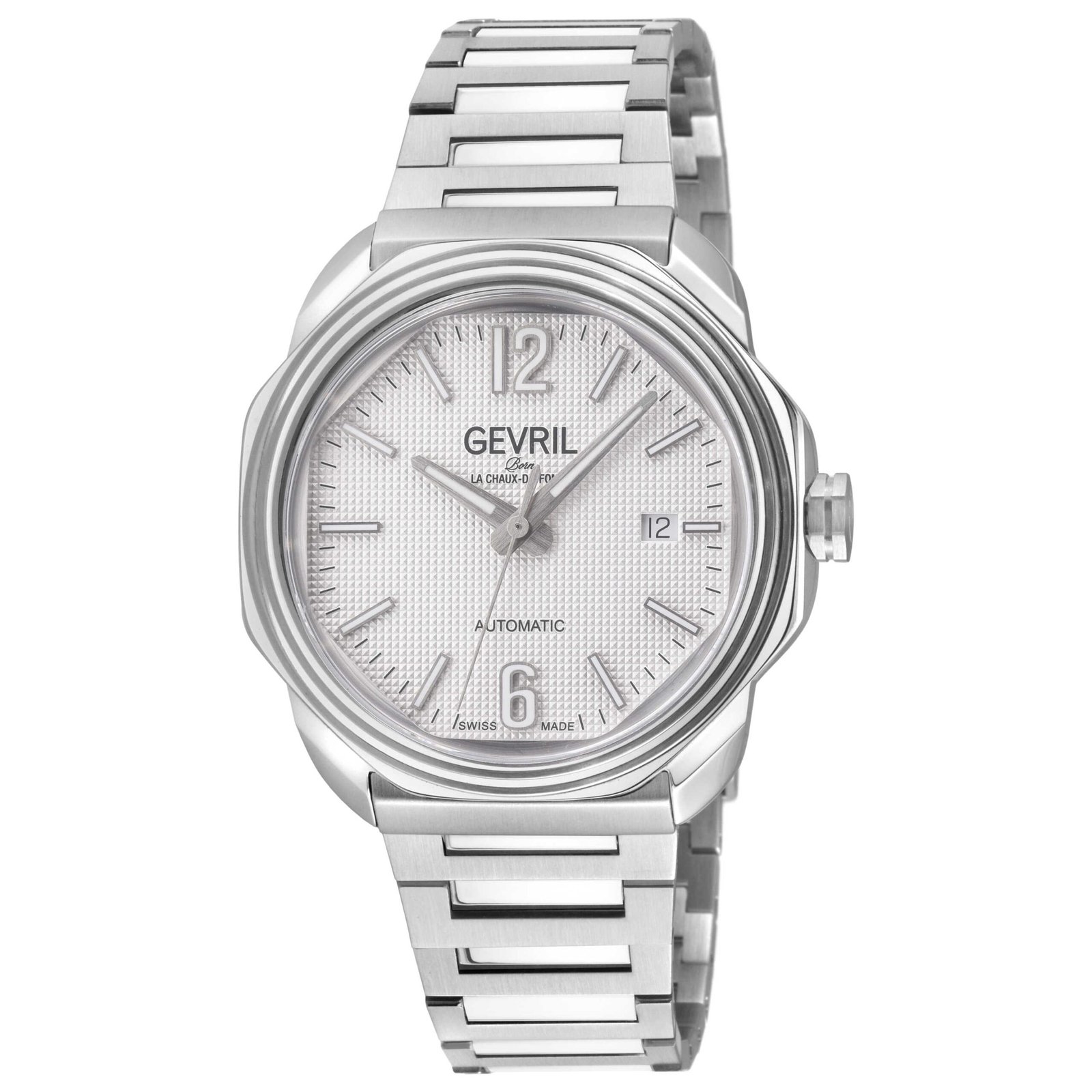 Roosevelt 42mm White Dial Men's Automatic Watch 46540B