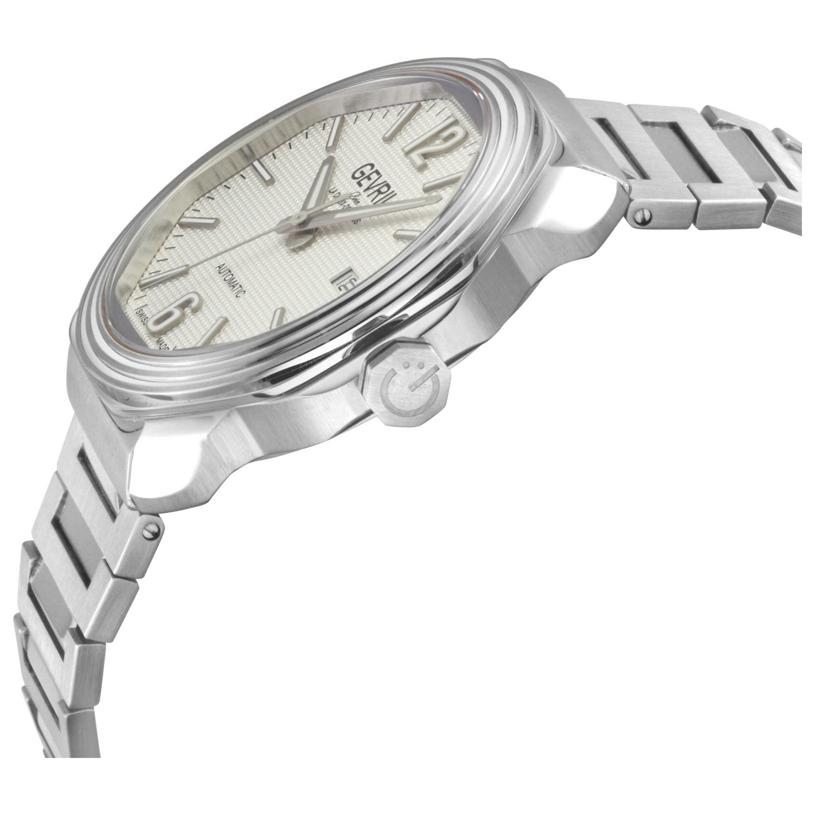 Roosevelt 42mm White Dial Men's Automatic Watch 46540B - Image 2