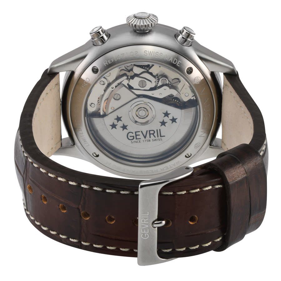 Vaughn Chronograph Automatic Grey Dial Men's Watch 47102-1 - luxury watch