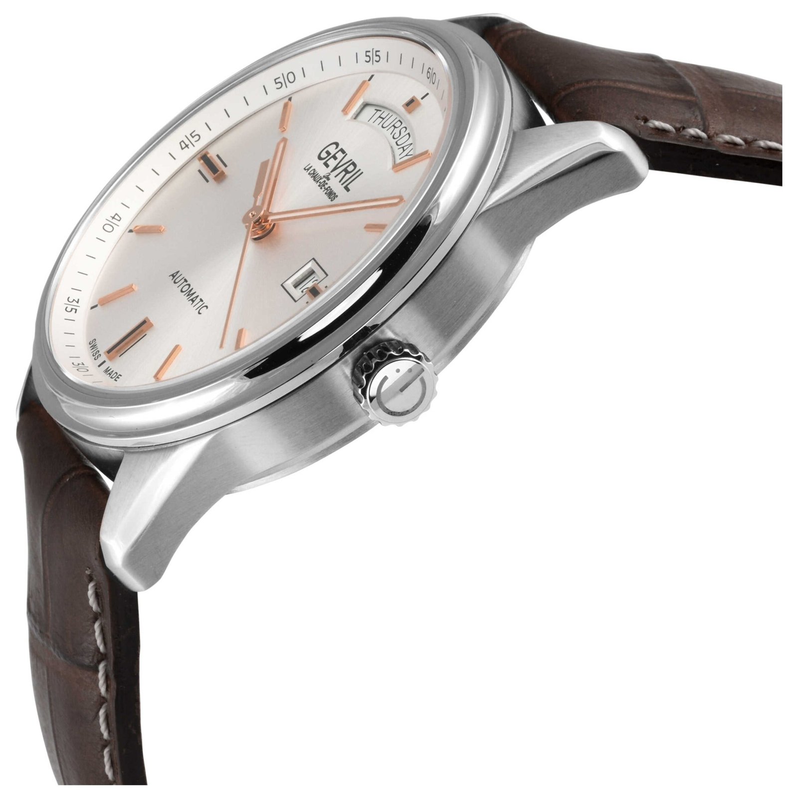 Excelsior 42mm Silver Dial Men's Automatic Watch 48201 - Image 2