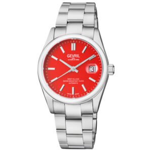 West Village Automatic Red Dial Men's Watch 48912 - luxury watch