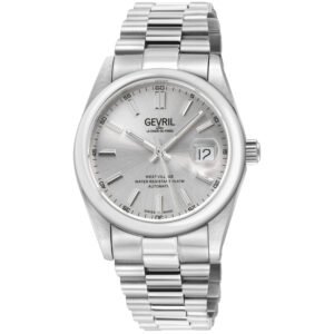 GEVRIL West Village Automatic Silver Dial Men's Watch 48930B
