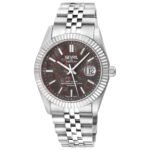 West Village 40mm Black and Red Dial Men's Automatic Watch 48979B