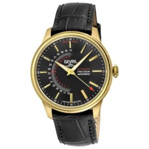 Guggenheim 44mm Black Dial Men's Automatic Watch 49203