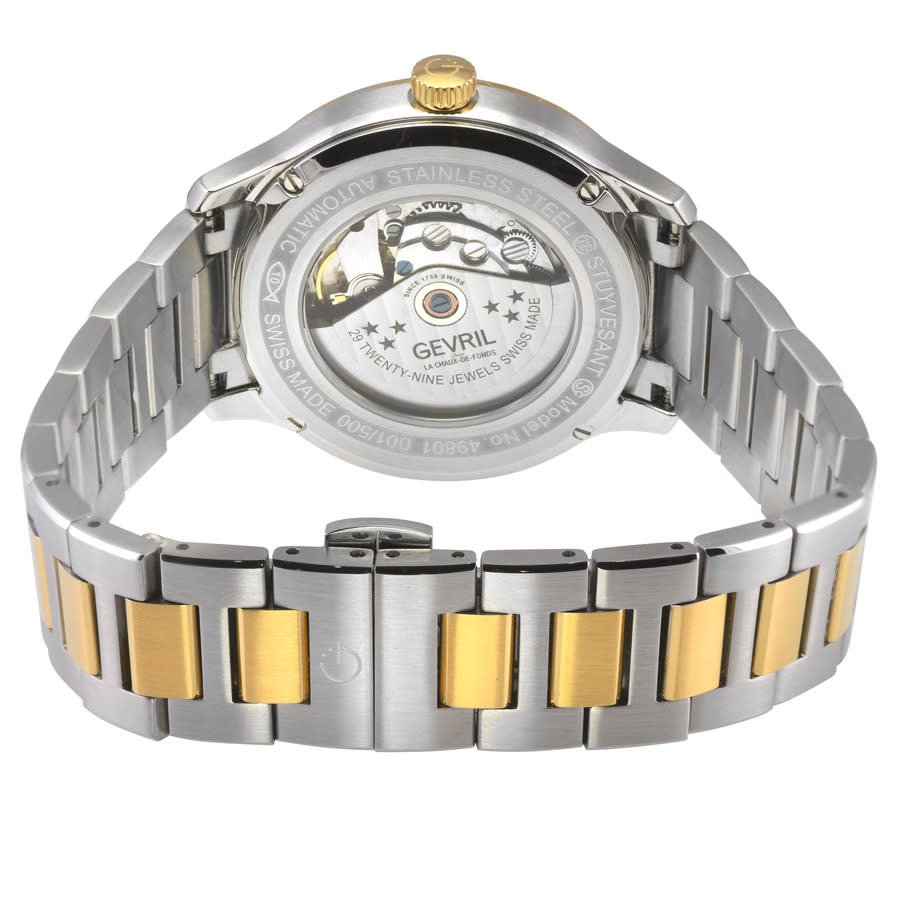 Stuyvesant Automatic Silver Dial Men's Watch 49804B - luxury watch