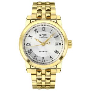 Madison 39mm Silver Dial Men's Automatic Watch GV-2575