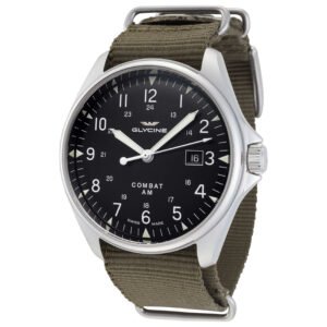 Combat 6 Vintage 43mm Black Dial Men's Automatic Watch GL0122