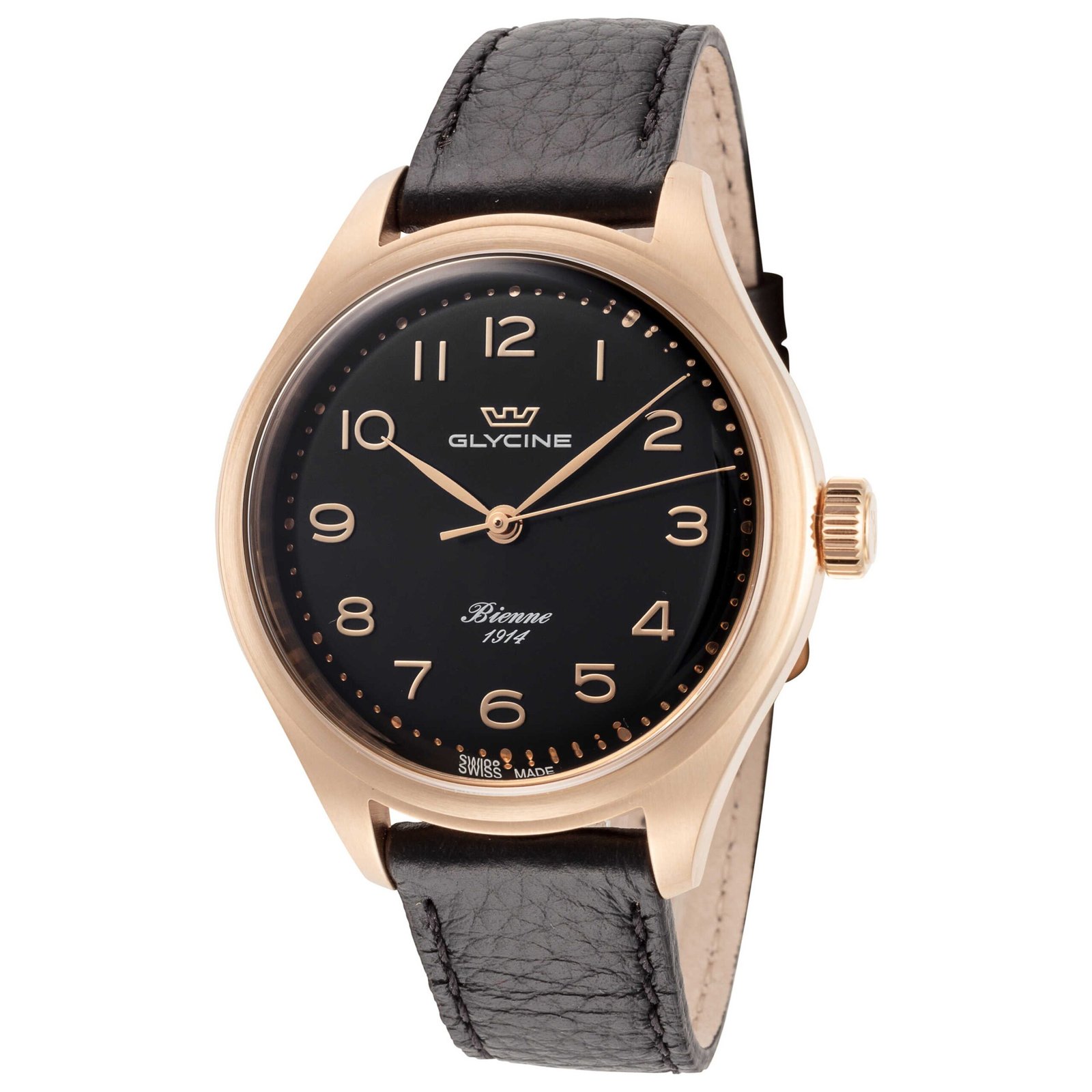 Beinne 1914 39mm Black Dial Men's Automatic Watch GL0335