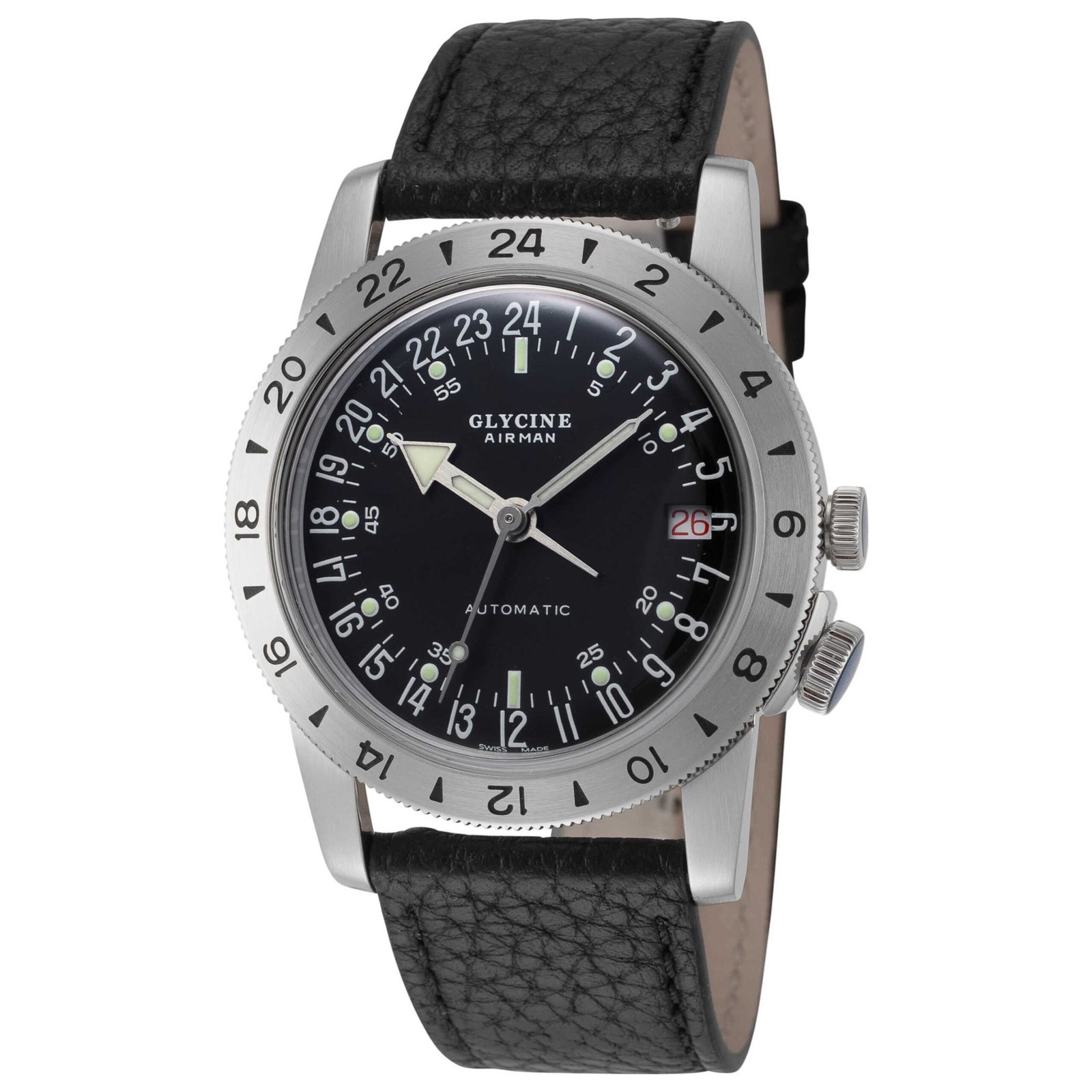 Airman No. 1 Purist 36mm Black Dial Men's Automatic Watch GL0371