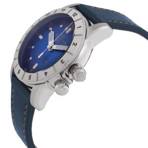GLYCINE Airman Contemporary Worldtimer Quartz Blue Dial Men's Watch GL1022