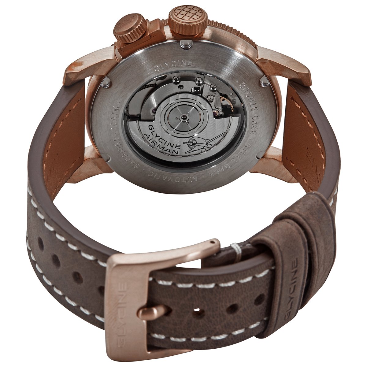 Glycine Airman Automatic Brown Dial Men's Watch GL0166 - Image 2