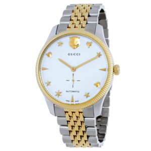 GUCCI G-Timeless Automatic Silver Dial Men's Watch Ya126356