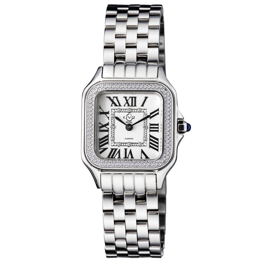Milan Quartz White Dial Ladies Watch 12110B - luxury watch