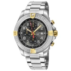 T38 45mm Gray Dial Men's Quartz Watch 42803B