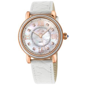 Marsala Diamond Mother of Pearl Dial Ladies Watch 9863 - luxury watch