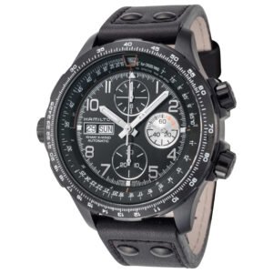 Khaki Aviation 45mm Black Dial Men's Automatic Watch H77736733