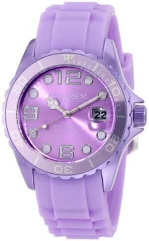 Haurex Italy Ink Lavendar Dial Aluminum Ladies Watch 1K374DLL