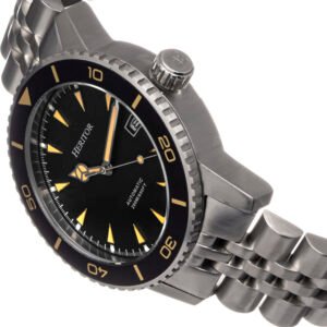 HERITOR Hurst Black Dial Automatic Men's Watch HERHS1901