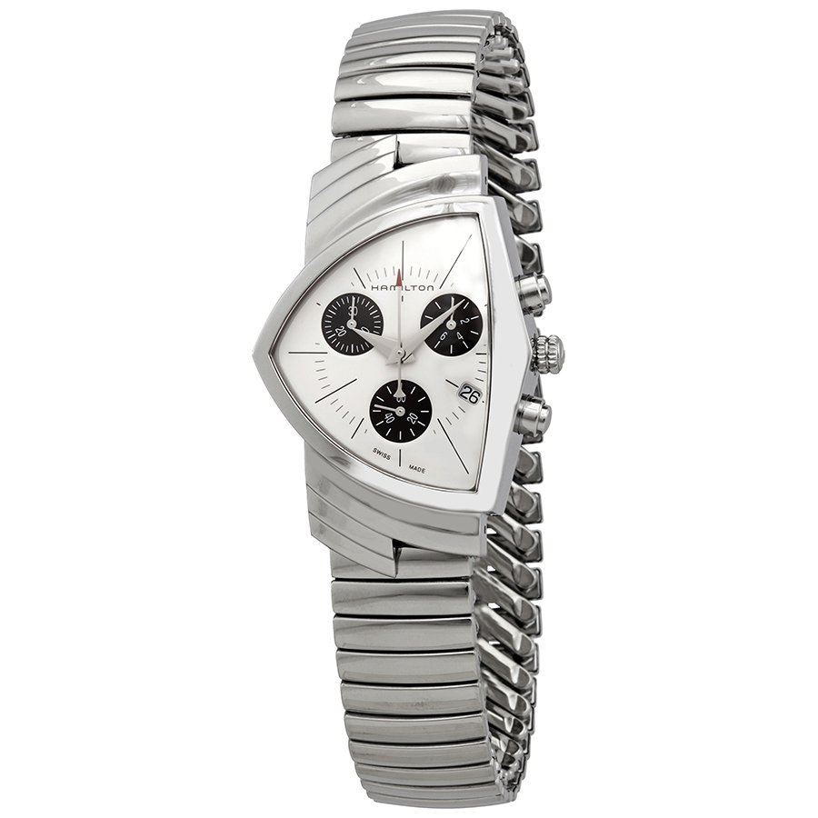 Hamilton Ventura Quartz White Dial Shield-shaped Men's Watch H24432151