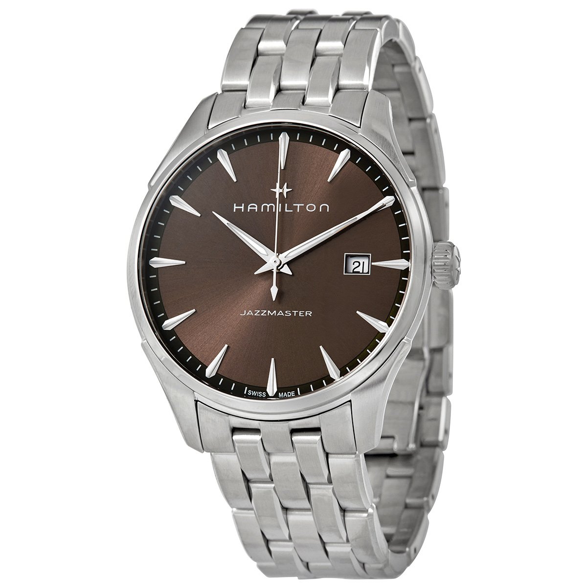 Hamilton Jazzmaster Quartz Brown Dial Men's Watch H32451101