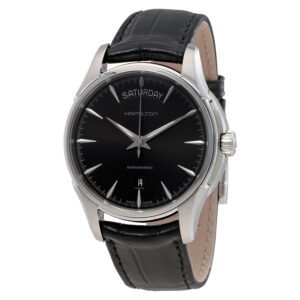 Hamilton Jazzmaster Black Dial Black Leather Men's Watch H32505731