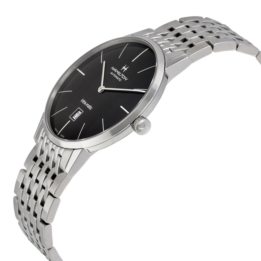 Hamilton Timeless Classic Intra-Matic Black Dial Men's Watch H38755131 - Image 2