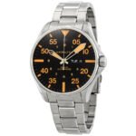 Hamilton Khaki Pilot Black Dial Automatic Men's Stainless Steel Watch H64725131