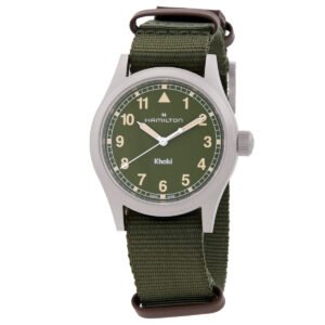 Hamilton Khaki Field Quartz Green Dial Watch H69401960