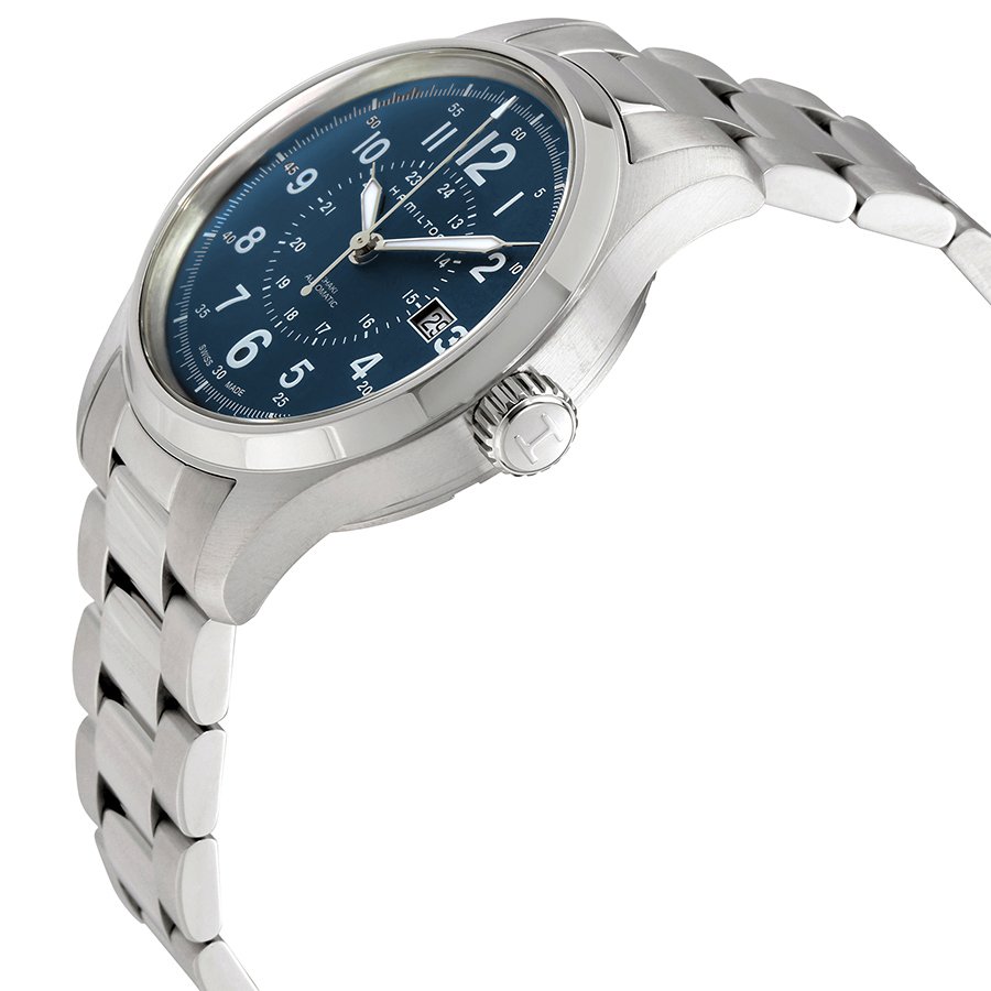 Hamilton Khaki Field Automatic Blue Dial Men's Steel Watch H70305143 - Image 2