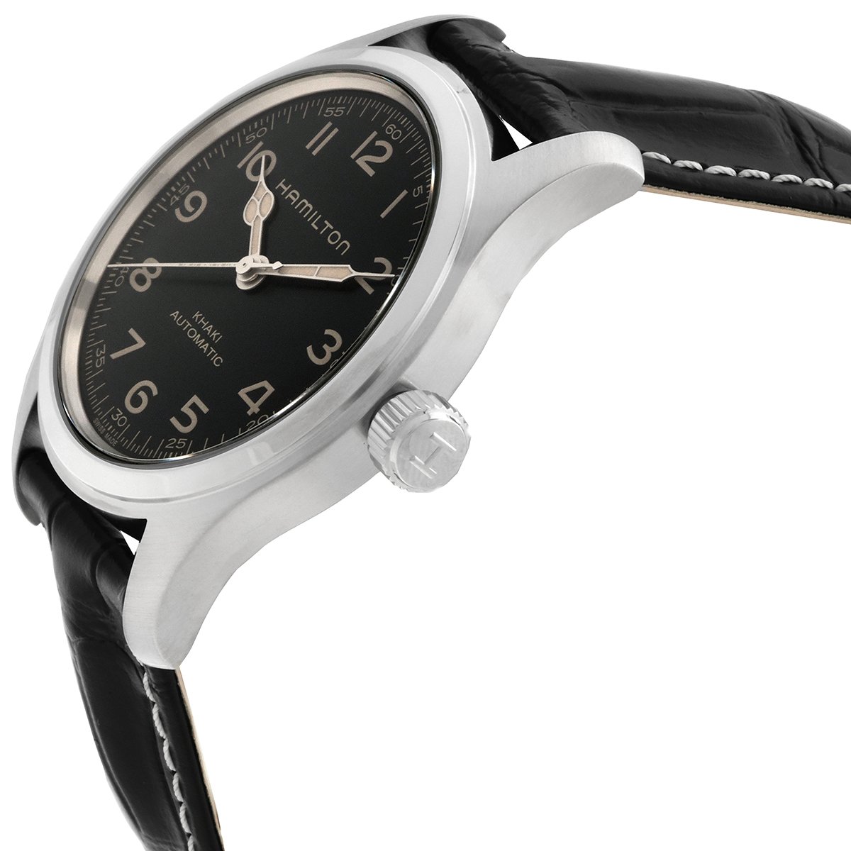 Hamilton Khaki Field Murph Automatic Black Dial Men's Watch Bundle H70605732 - Image 2