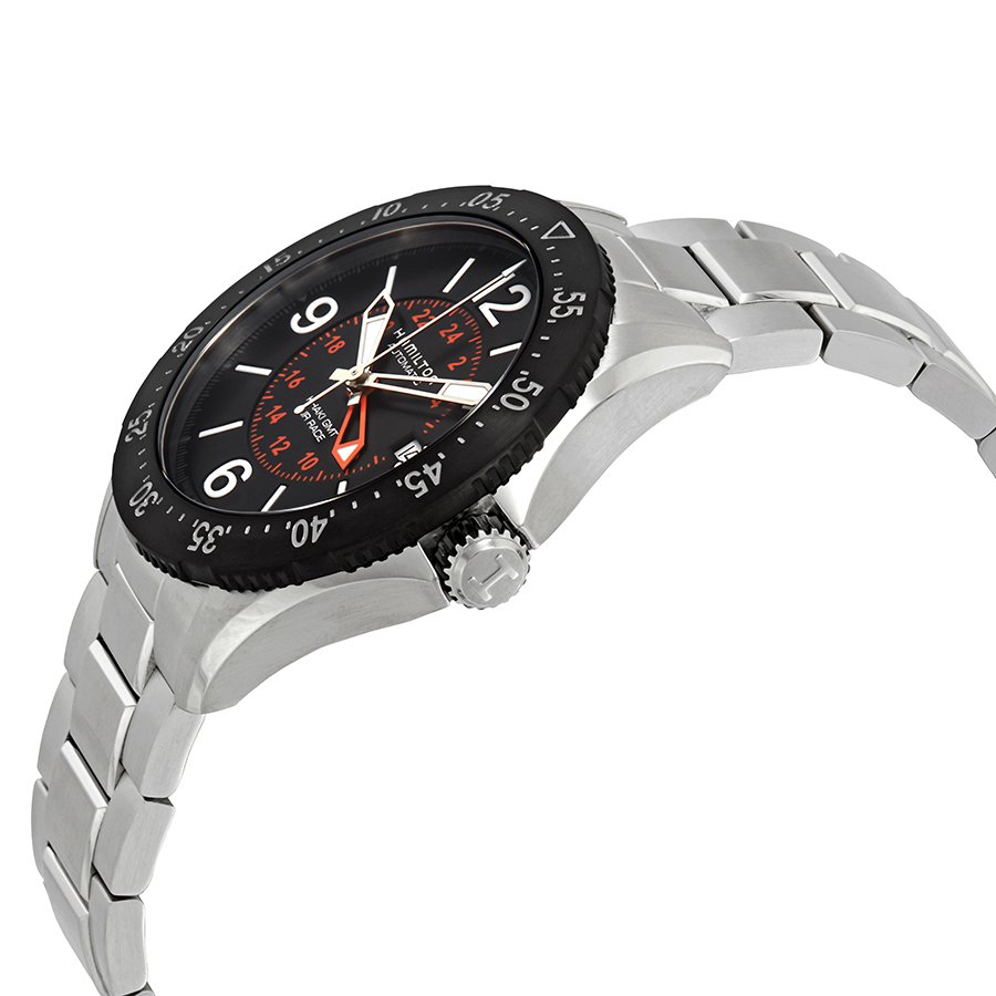 Hamilton Khaki Aviation Pilot GMT Black Dial Automatic Men's Watch H76755131 - Image 2