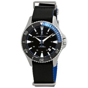Hamilton Khaki Scuba Automatic Black Dial Batman Bezel Men's Watch H82315931