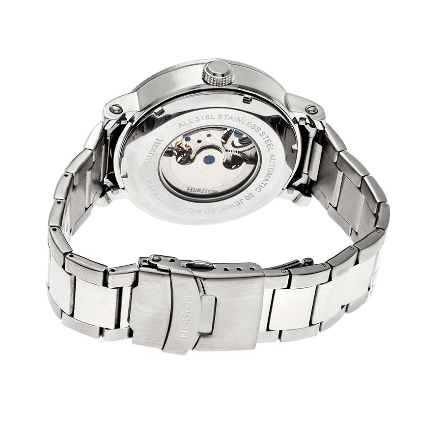 Heritor Aries Automatic Skeleton Dial Men's Watch HR4401 - Image 2