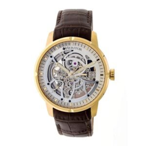 Heritor Ryder Automatic Black Skeleton Dial Men's Watch HR4605