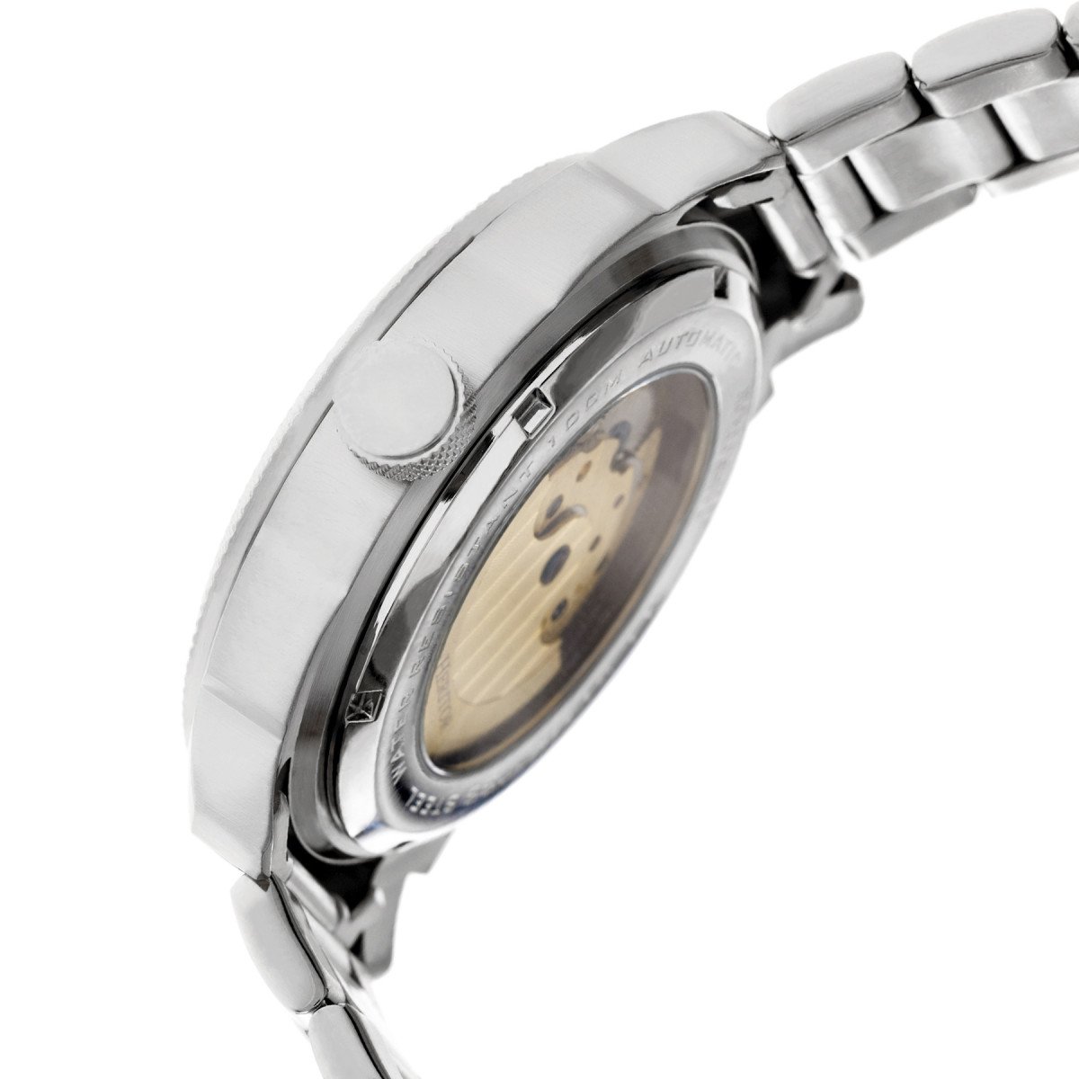 Heritor Helmsley White Dial Stainless Steel Automatic Men's Watch HR5001 - Image 3