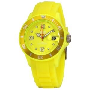 Flashy 40mm Yellow Dial Unisex Quartz Watch SS.NYW.U.S.12
