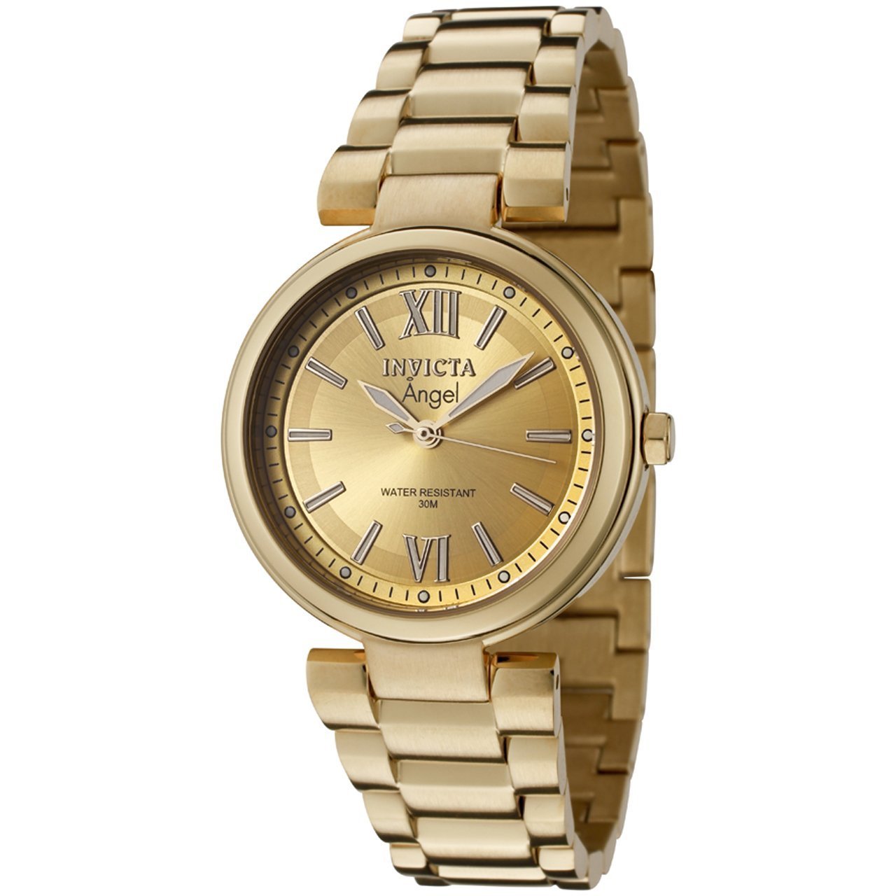 Invicta Angel Gold Dial Gold-tone Stainless Steel Ladies Watch 0553